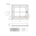 HKS Super Air Filter 70017-AH114 for INSIGHT ZE2