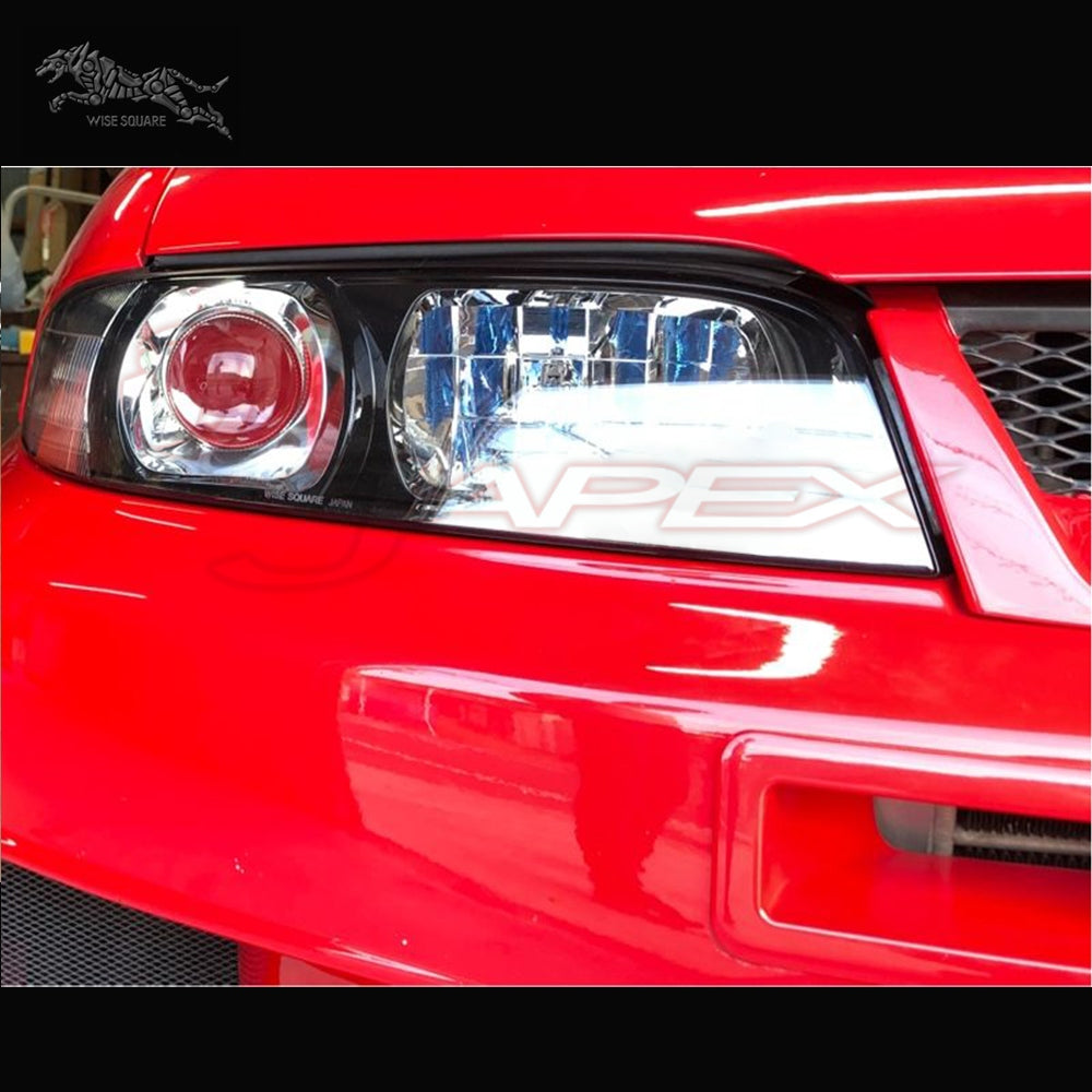BEHRMAN WISE SQUARE Headlight Repair Lens Kit BWS-06 for SKYLINE GT-R BCNR33