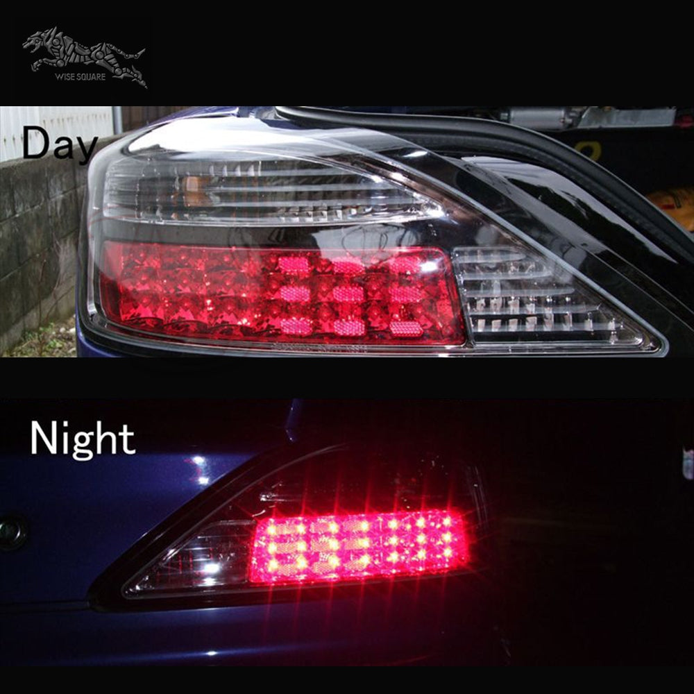 BEHRMAN WISE SQUARE LED Tail Light Ver. II Clear Lens BWS-09 for SILVIA S15
