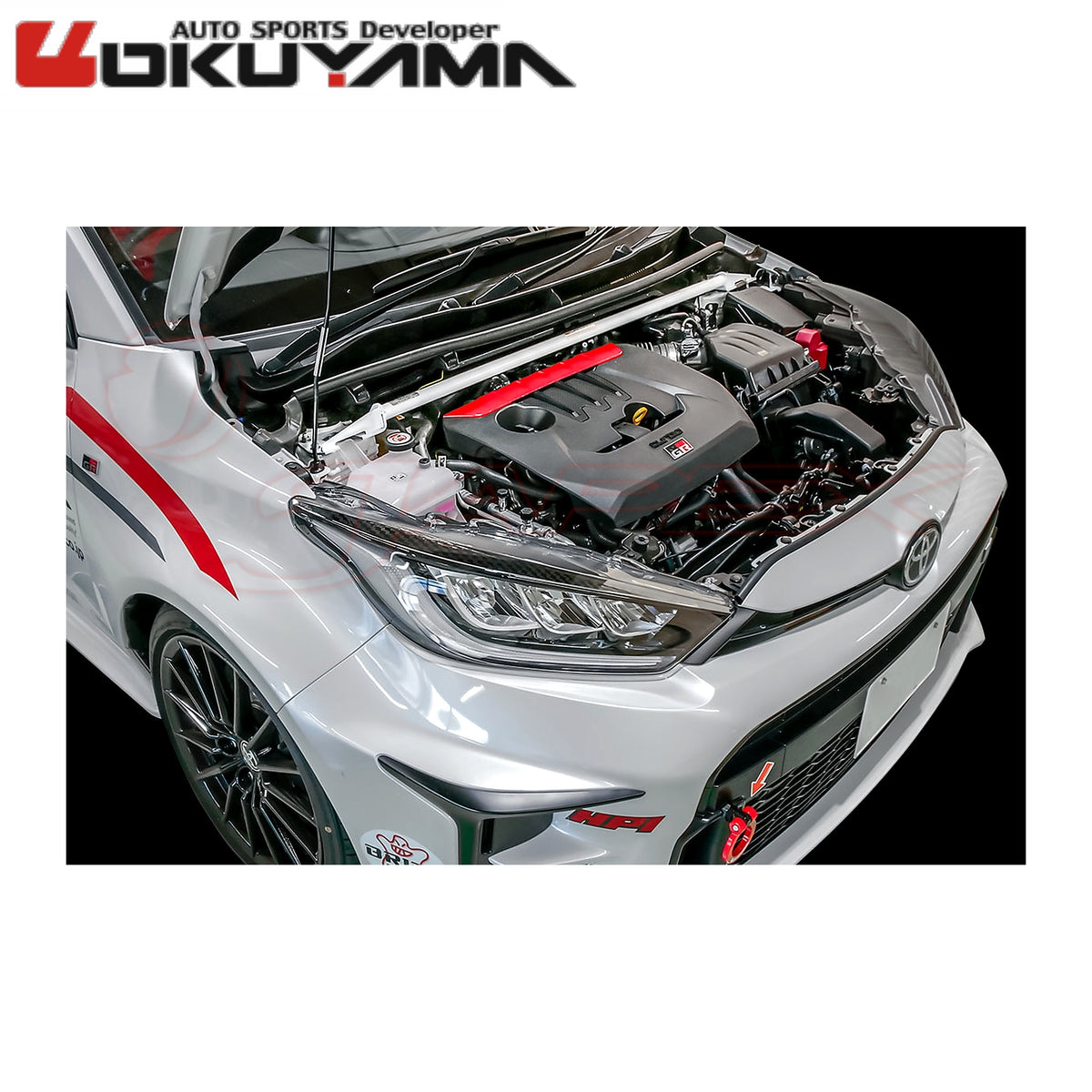 OKUYAMA Carbing Front Strut Tower Bar 611 062 0 for GR YARIS GXPA16