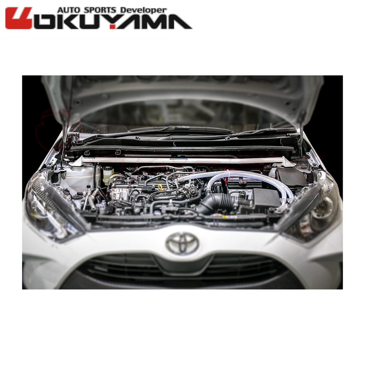 OKUYAMA Carbing Front Strut Tower Bar 611 061 0 for YARIS MXPA10