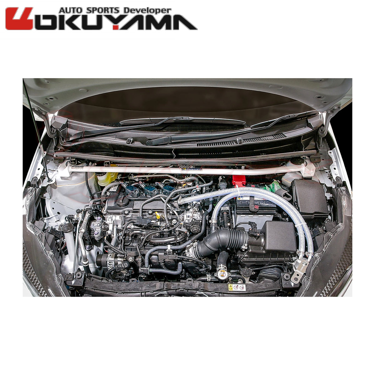 OKUYAMA Carbing Front Strut Tower Bar 611 061 0 for YARIS MXPA10