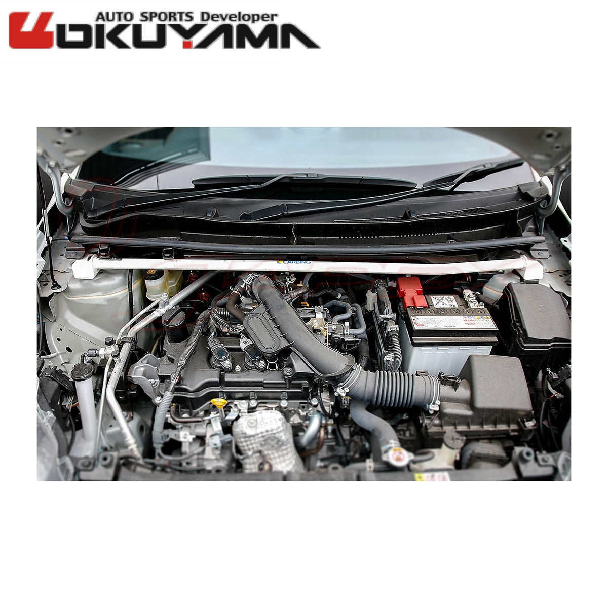 OKUYAMA Carbing Front Strut Tower Bar 611 061 0 for YARIS MXPA10