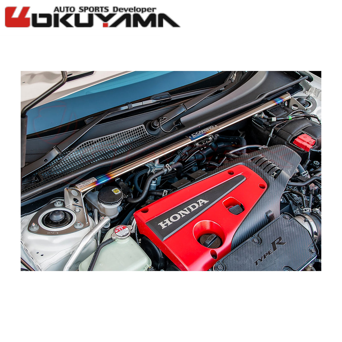 OKUYAMA Carbing Front Strut Tower Bar 618 247 0 for CIVIC TYPE R FL5
