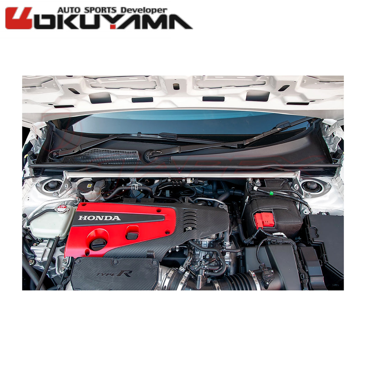 OKUYAMA Carbing Front Strut Tower Bar 621 247 0 for CIVIC TYPE R FL5