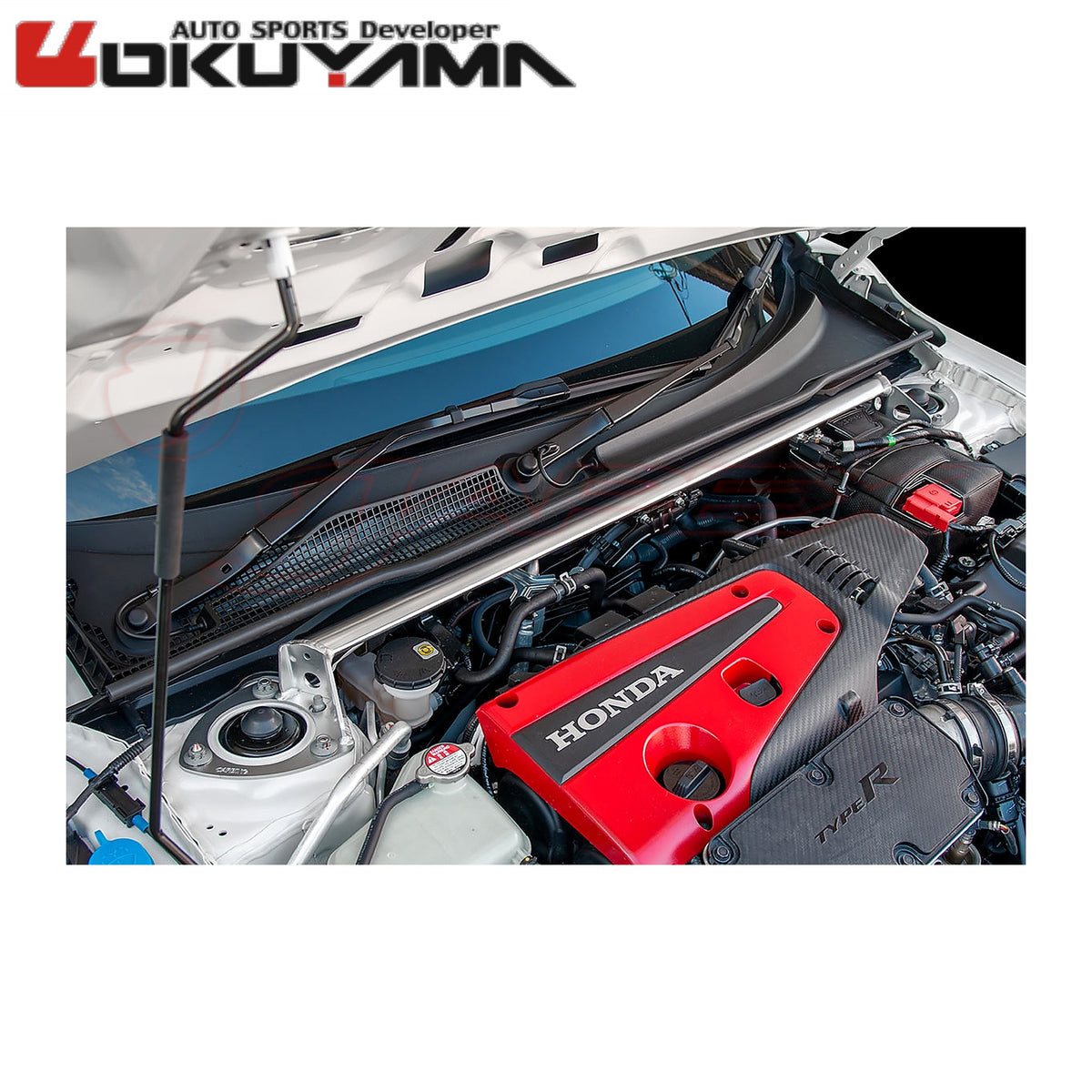 OKUYAMA Carbing Front Strut Tower Bar 621 247 0 for CIVIC TYPE R FL5