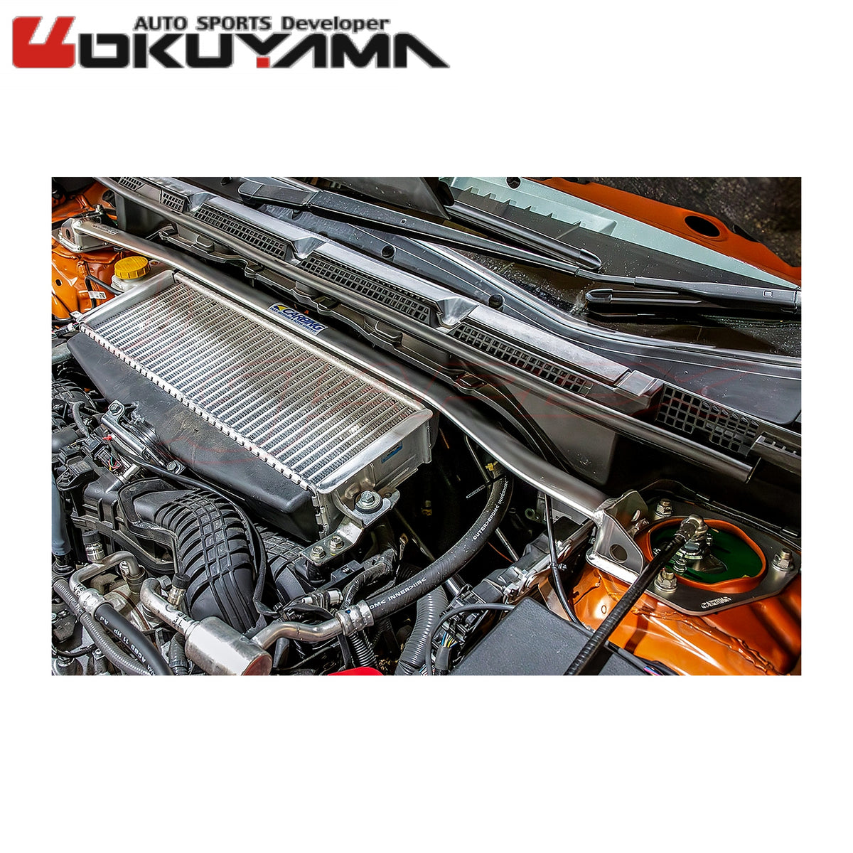 OKUYAMA Carbing Front Strut Tower Bar 621 529 0 for WRX S4 VBH