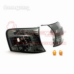 CLEAR WORLD Smoke Lens Crystal Corner Indicators FCT-08 for CHASER GX100/JZX100