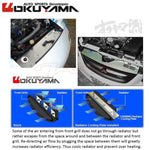 OKUYAMA Carbing Radiator Cooling Panel Aluminium 421 035 0 for RX-7 FC3S