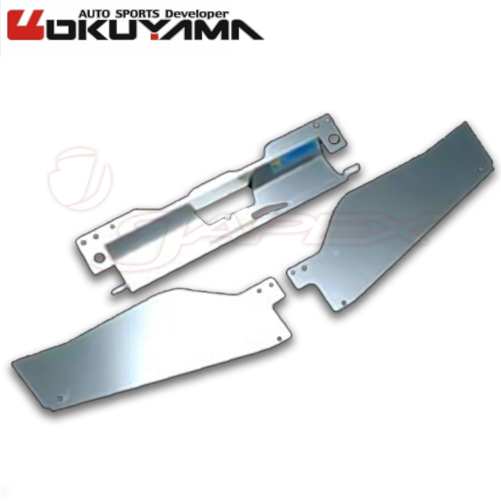 OKUYAMA Carbing Radiator Cooling Panel Aluminium 421 013 0 for SILVIA S13 / PS13