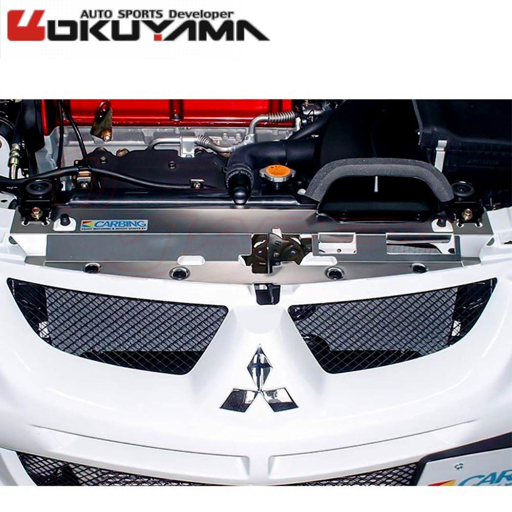 OKUYAMA Carbing Radiator Cooling Panel Aluminium 421 046 0 for LANCER EVOLUTION VIII(8)EVO8 CT9A
