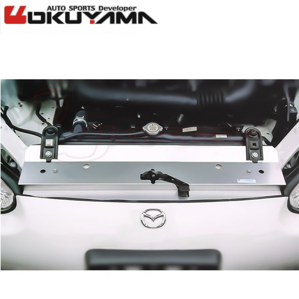 OKUYAMA Carbing Radiator Cooling Panel Aluminium 421 039 0 for ROADSTER NB6C / NB8C