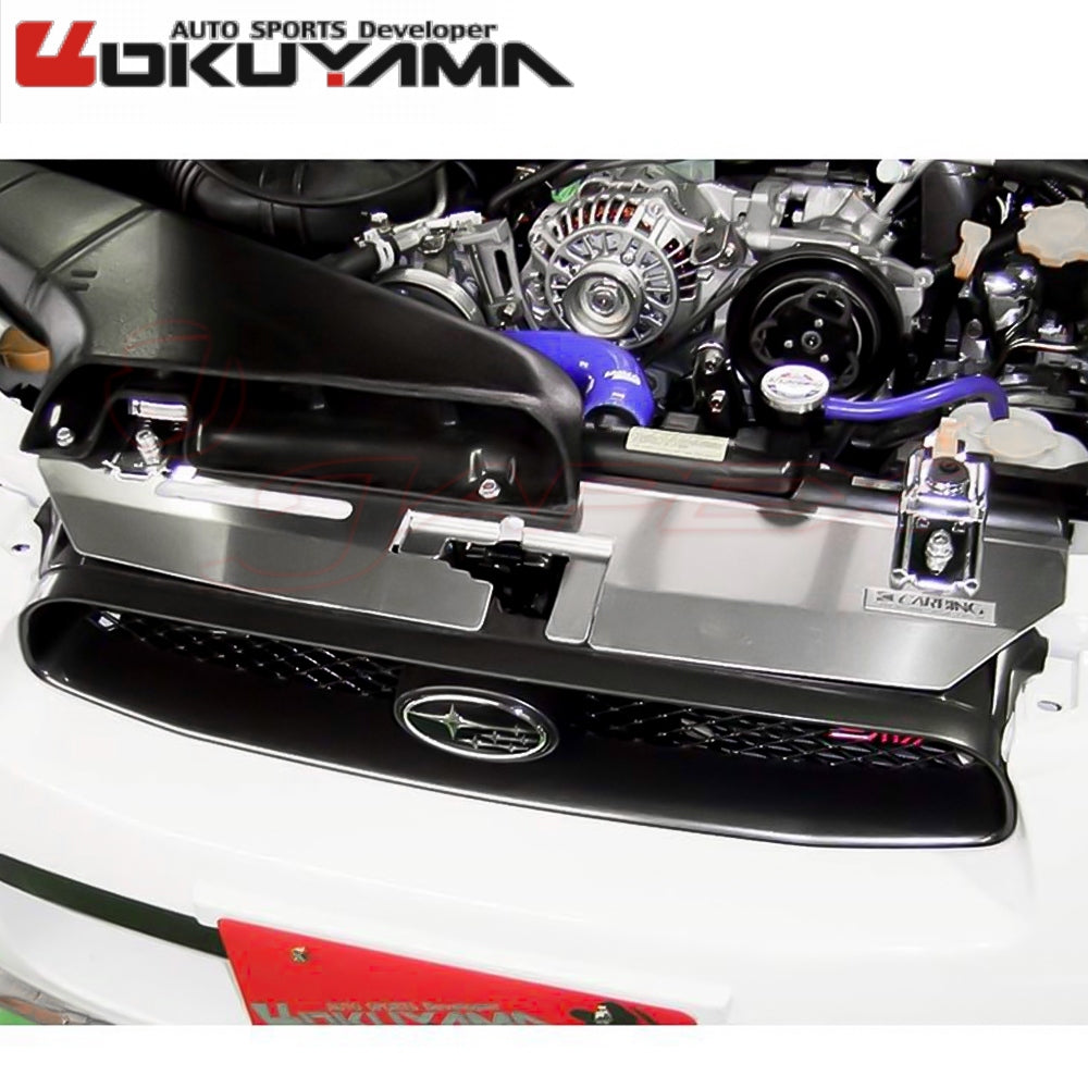 OKUYAMA Carbing Radiator Cooling Panel Aluminium 421 048 0 for IMPREZA STI GDB