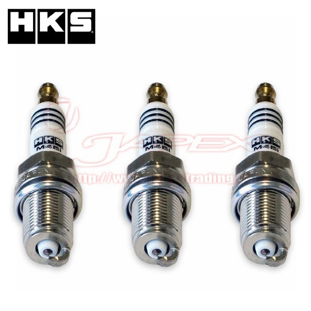 HKS Super Fire Racing M45i Spark Plugs 50003-M45i x 3 for MIRA L250S/L250V/L260S/L260V
