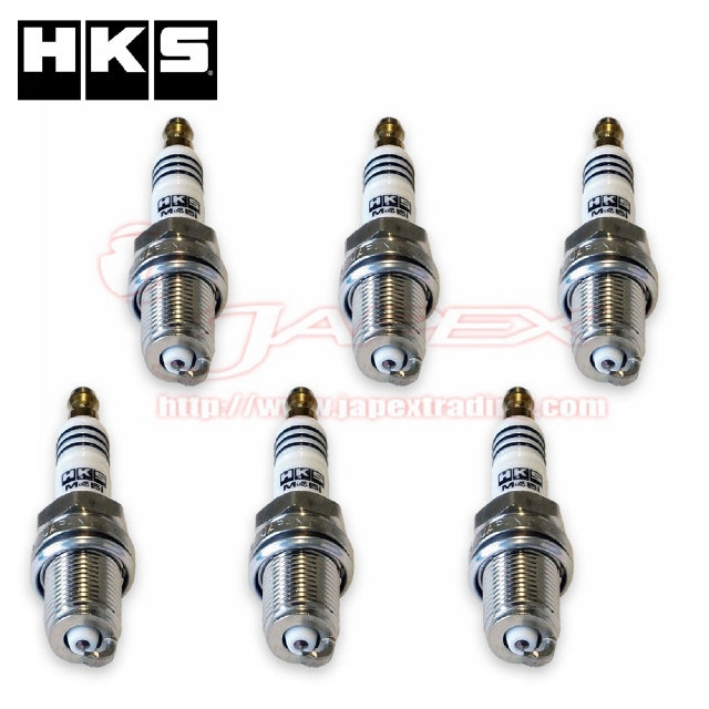 HKS Super Fire Racing M45i Spark Plugs 50003-M45i x 6 for SIGMA F17A/F27A
