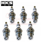 HKS Super Fire Racing M40G Spark Plugs 50003-M40G x 6 for PAJERO L141/146GW