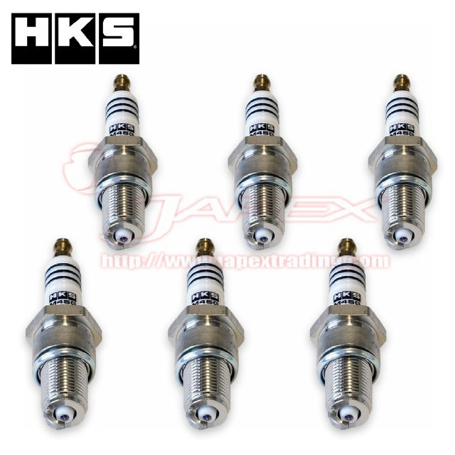 HKS Super Fire Racing M45G Spark Plugs 50003-M45G x 6 for DEBONAIR S12A/S12AG