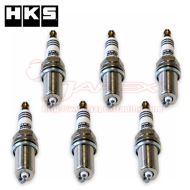 HKS Super Fire Racing M40iL Spark Plugs 50003-M40iL x 6 for LEGACY B4 BLE