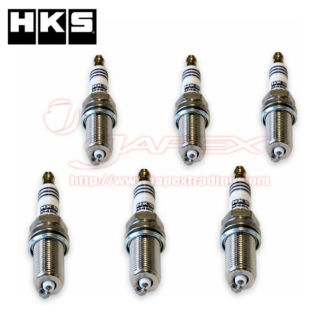 HKS Super Fire Racing M45iL Spark Plugs 50003-M45iL x 6 for TEANA J31