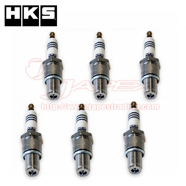 HKS Super Fire Racing M45RE Spark Plugs 50003-M45RE x 6 for EUNOS COSMO JCES/JCESE