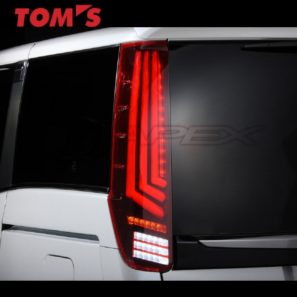 TOM'S LED Flowing Tail Lights 81500-TZR80 for VOXY ZRR80G / ZZR80W / ZZR85G / ZZR85W / ZWR80G / ZWR80W