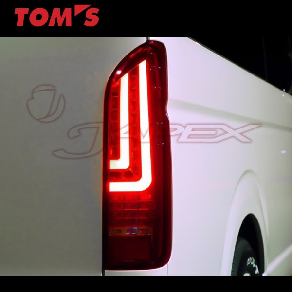 TOM'S LED Tail Lights 81500-TTH25 for HIACE TRH200 / KDH200 / TRH200V / TRH200K / KDH201V / TRH211K / TRH216K / TRH221K / TRH223B / TRH226K / TRH228B / KDH200K / KDH200V / KDH201K / KDH205V / KDH206K / KDH206V / KDH211K / KDH221K / KDH223B / KDH227B / KDH220K / KDH220B / KDH225V / KDH219W / KDH229W