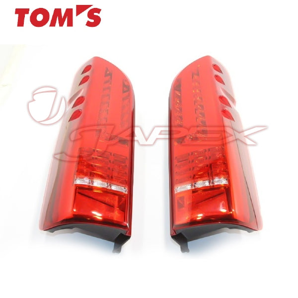 TOM'S LED Tail Lights 81500-TTH25 for HIACE TRH200 / KDH200 / TRH200V / TRH200K / KDH201V / TRH211K / TRH216K / TRH221K / TRH223B / TRH226K / TRH228B / KDH200K / KDH200V / KDH201K / KDH205V / KDH206K / KDH206V / KDH211K / KDH221K / KDH223B / KDH227B / KDH220K / KDH220B / KDH225V / KDH219W / KDH229W