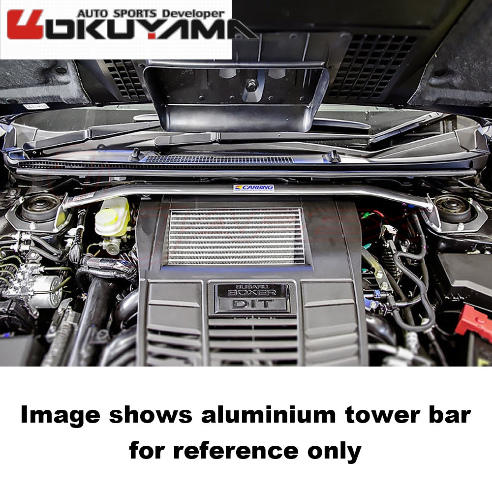 OKUYAMA Carbing Front Strut Tower Bar 621 525 0 for WRX STI VAB