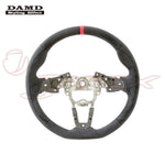 DAMD Sports Steering Wheel Ultra Suede With Red Euro Stitch SS358-M for ROADSTER ND5RC