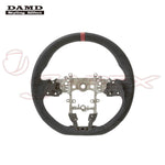 DAMD Sports Steering Wheel Ultra Suede With Red Euro Stitch SS365-M for ATENZA WAGON GJ2AW / GJ2FW / GJ5FW / GJEFW