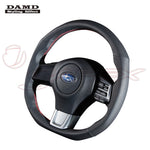 DAMD Sports Steering Wheel Red Stitch SS360-RX for WRX STI VAB