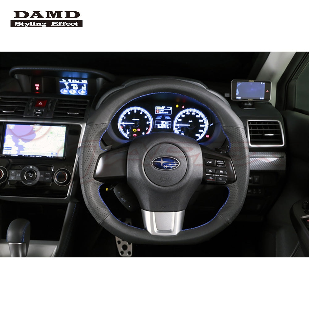 DAMD Sports Steering Wheel Blue Stitch SS360-RX for WRX STI VAB