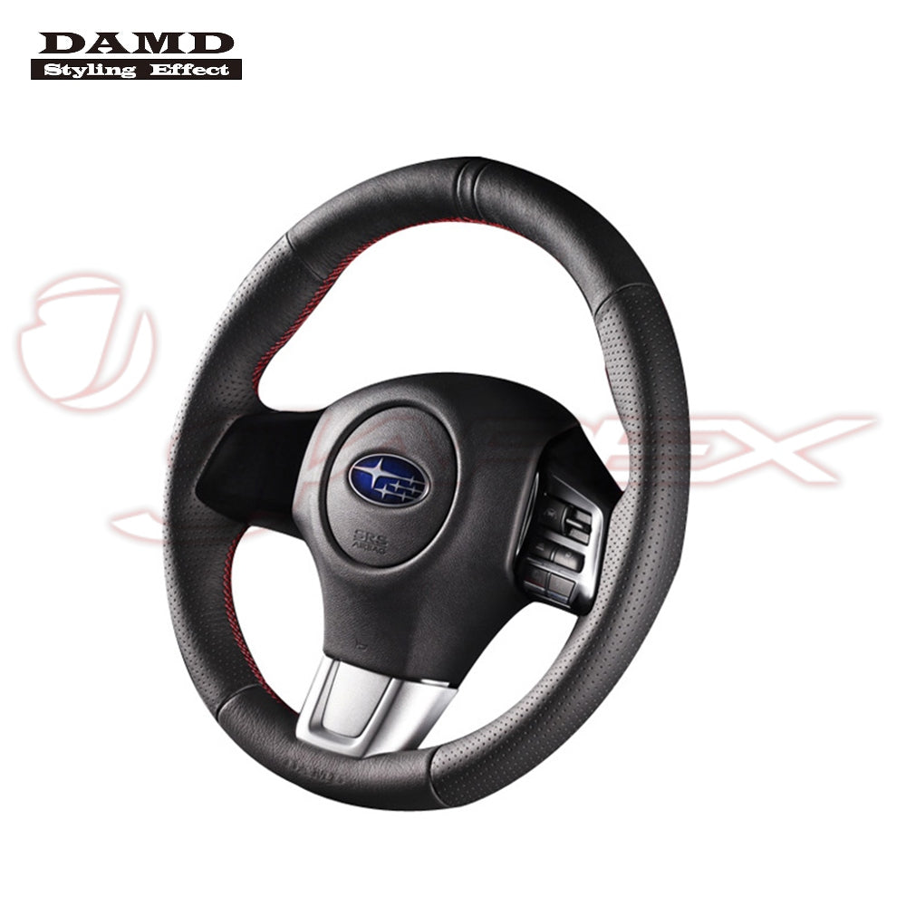 DAMD Sports Steering Wheel Red Stitch SS360-RS for WRX S4 VAG