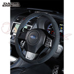 DAMD Sports Steering Wheel Ultra Suede With Blue Stitch SS360-RS for WRX S4 VAG