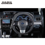 DAMD Sports Steering Wheel Ultra Suede With Blue Stitch SS360-RS for WRX STI VAB