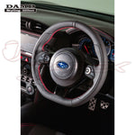 DAMD Sports Steering Wheel Black Leather With Red Stitch SS358-Z(L) for 86 ZN6