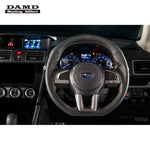 DAMD Sports Steering Wheel Black Leather With Grey Stitch SS362-RX for XV HYBRID GPE
