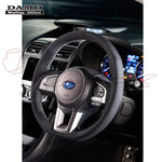 DAMD Sports Steering Wheel Ultra Suede With Grey Stitch SS362-RX for FORESTER SJ5 / SJG