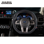 DAMD Sports Steering Wheel Ultra Suede With Grey Stitch SS362-RX for XV HYBRID GPE