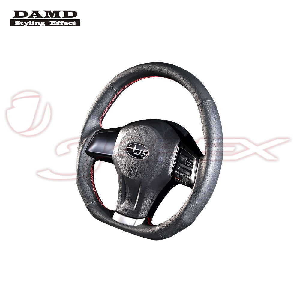 DAMD Sports Steering Wheel Red Stitch SS360-D for FORESTER SJ5 / SJG