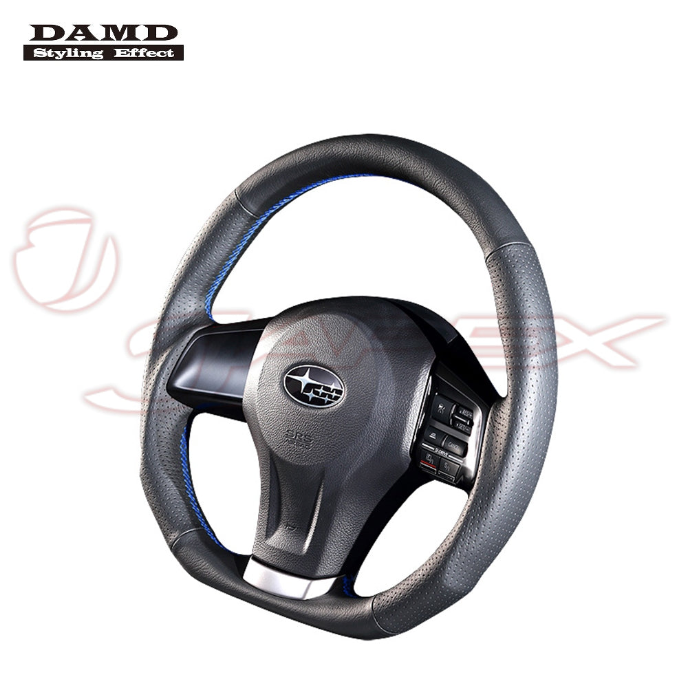 DAMD Sports Steering Wheel Blue Stitch SS360-D for FORESTER SJ5 / SJG