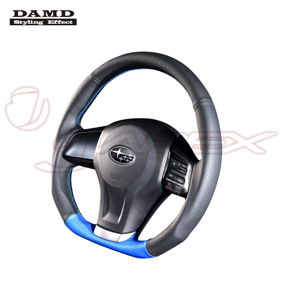 DAMD Sports Steering Wheel Blue Formula With Blue Stitch SS360-D for XV HYBRID GPE