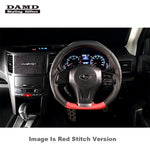 DAMD Sports Steering Wheel Red Formula With Red Stitch SS360-D for IMPREZA G4 GJ2 / GJ3 / GJ6 / GJ7