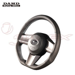 DAMD Sports Steering Wheel Grey Stitch SS362-D for LEGACY B4 BM9 / BMG / BMM