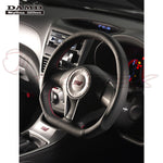DAMD Sports Steering Wheel Red Stitch SS358-D(L) for LEGACY TOURING WAGON BP5 / BP9 / BPE