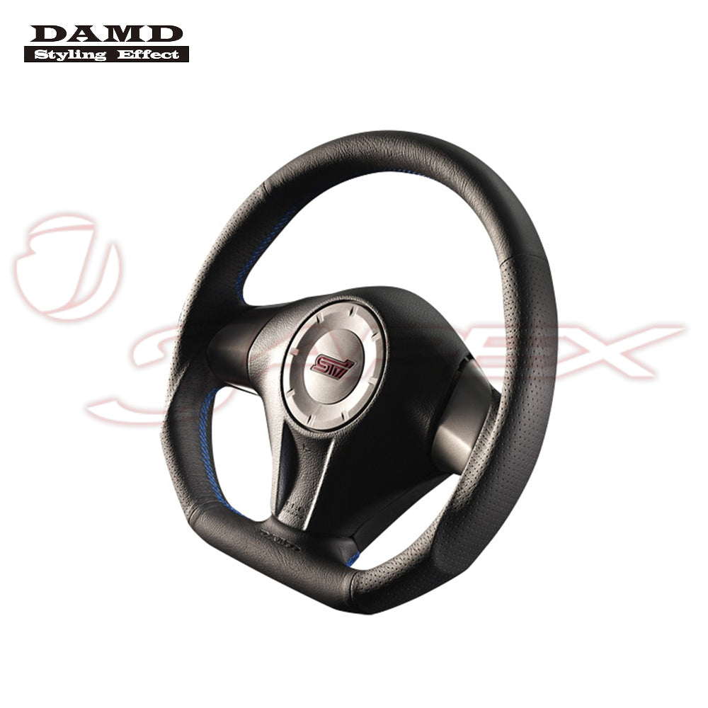 DAMD Sports Steering Wheel Blue Stitch SS358-D(L) for EXIGA CROSSOVER 7 YAM