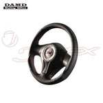 DAMD Sports Steering Wheel Red Stitch SS358-S(F) for LEGACY TOURING WAGON BP5 / BP9 / BPE