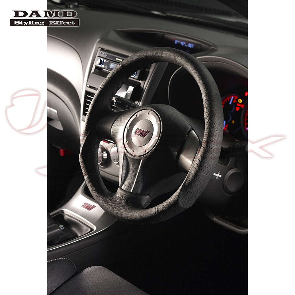 DAMD Sports Steering Wheel Black Stitch SS358-S(F) for WRX GDA