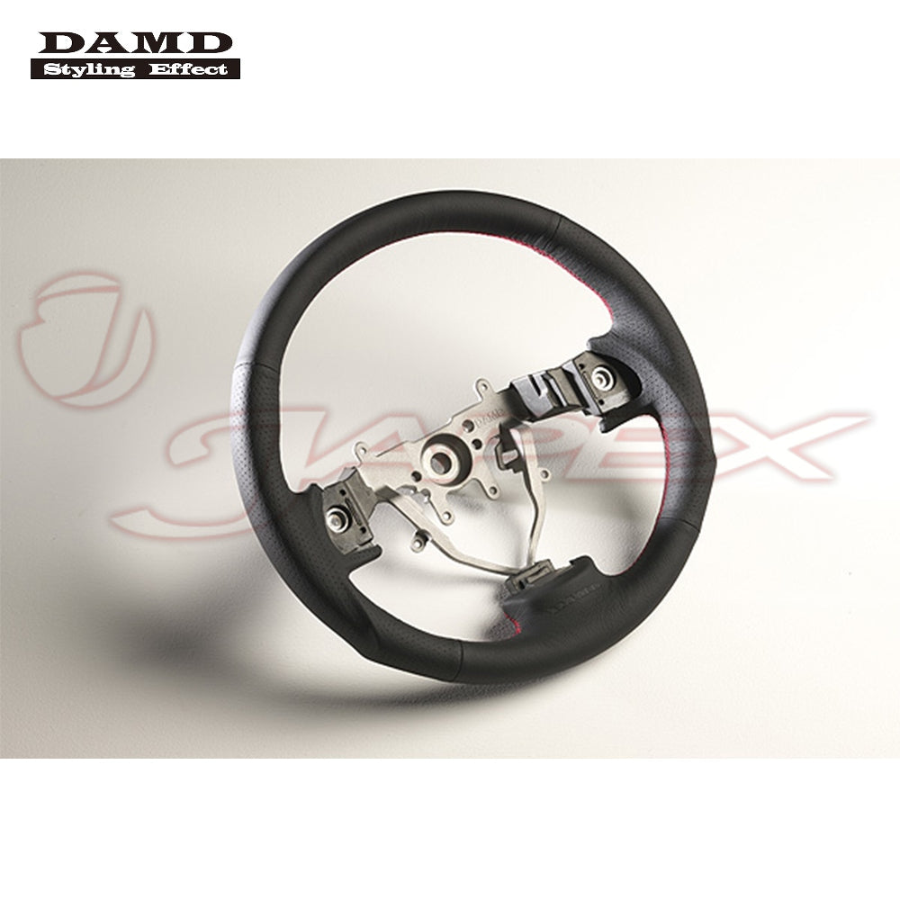 DAMD Sports Steering Wheel Red Stitch SS358-S(L) for EXIGA YA4 / YA9 / YAM
