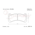 ENDLESS SR01 Front & Rear Brake Pad Set RCP112 / EP291 for LEGACY TOURING WAGON BP9